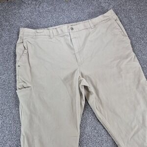 Duluth Trading Flex Ballroom Khakis Men's 46x34‎ Chino Workwear